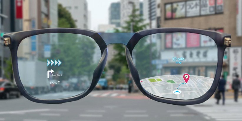 تعد النظارات الذكية مثال على تقنية
