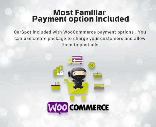 ميزة الدفع woo-commerce