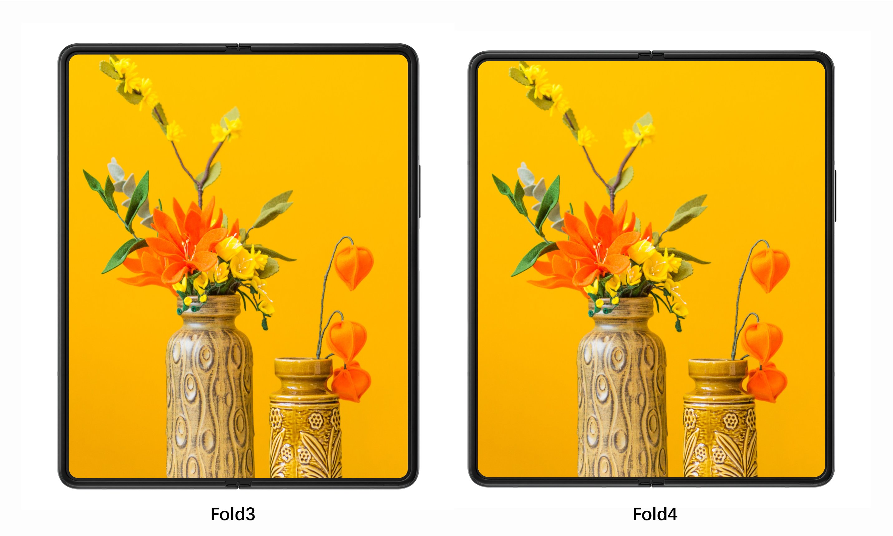شاشة Samsung Galaxy Z Fold 4 القابلة للطي
